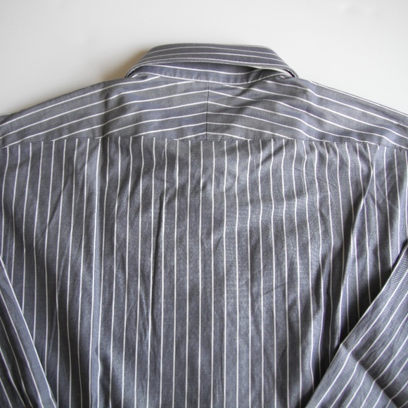 TML NWT Blue Navy Long Sleeve Casual Shirt - Picture 3 of 7